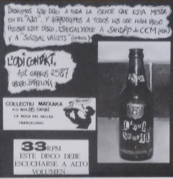 L'Odi Social - Que Pagui Pujol EP - Imatge 4