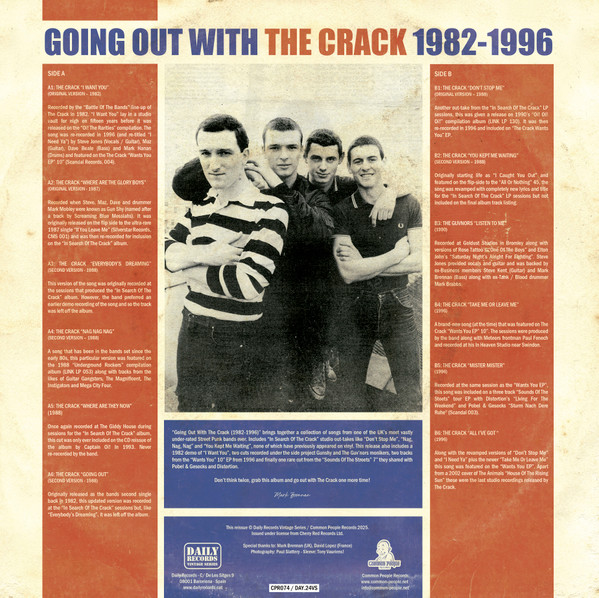 The Crack - Going Out With The Crack (1982-1996) LP - Imatge 2
