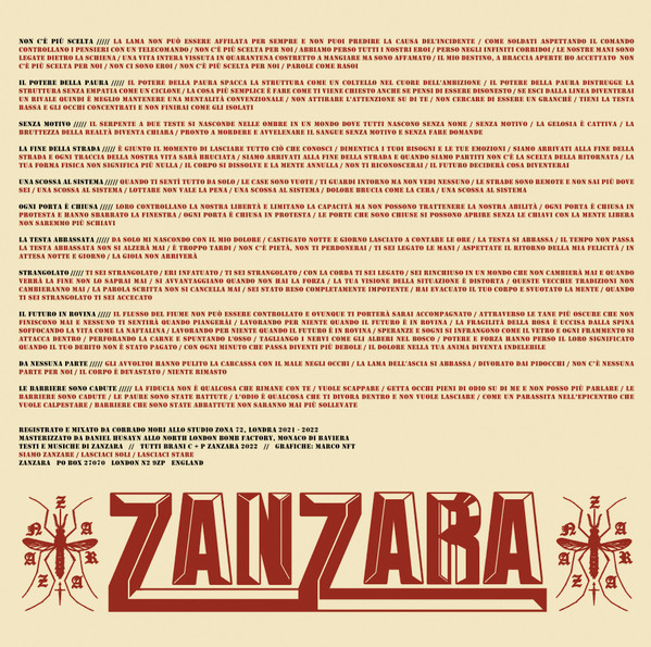 Zanzara - I Fedeli Aspettano Senza Chiedere Il Perché LP - Imatge 3
